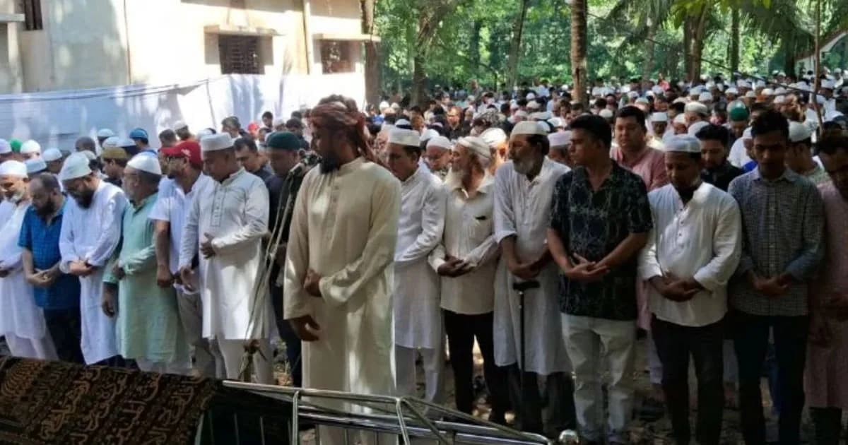 নিষিদ্ধ ছাত্রলীগের সাবেক সাধারণ সম্পাদক রোটনের দাফন সম্পন্ন