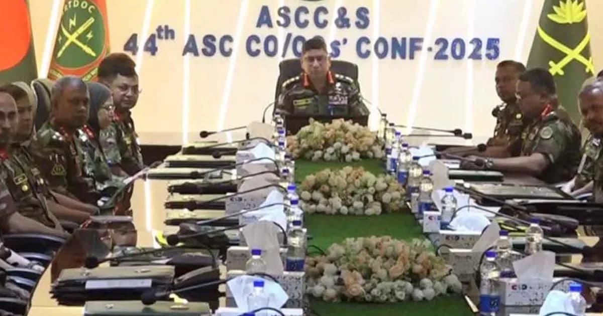 আর্মি সার্ভিস কোরের সদস্যদের প্রস্তুত থাকার আহ্বান সেনাপ্রধানের