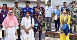 ভারতে কারাভোগ শেষে দেশে ফিরলেন তিন বাংলাদেশি নারী