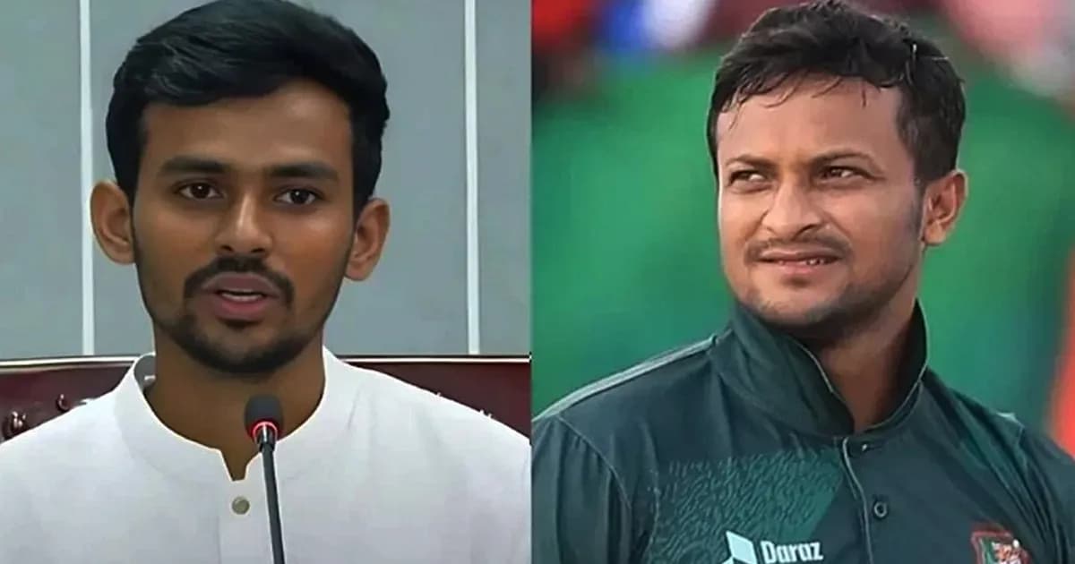 সাকিব ও ক্রীড়া উপদেষ্টার যে পোস্ট ঘিরে আলোচনা