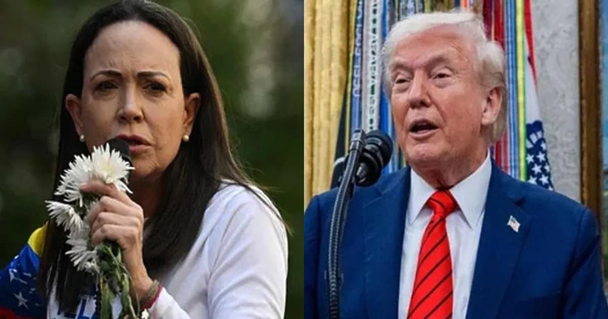 ভেনেজুয়েলার অন্তর্বর্তী সরকারের নেতৃত্বে মাচাদো? ট্রাম্পের স্পষ্ট মন্তব্য