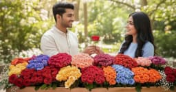 আজ প্রিয়জনকে গোলাপ দেওয়ার দিন