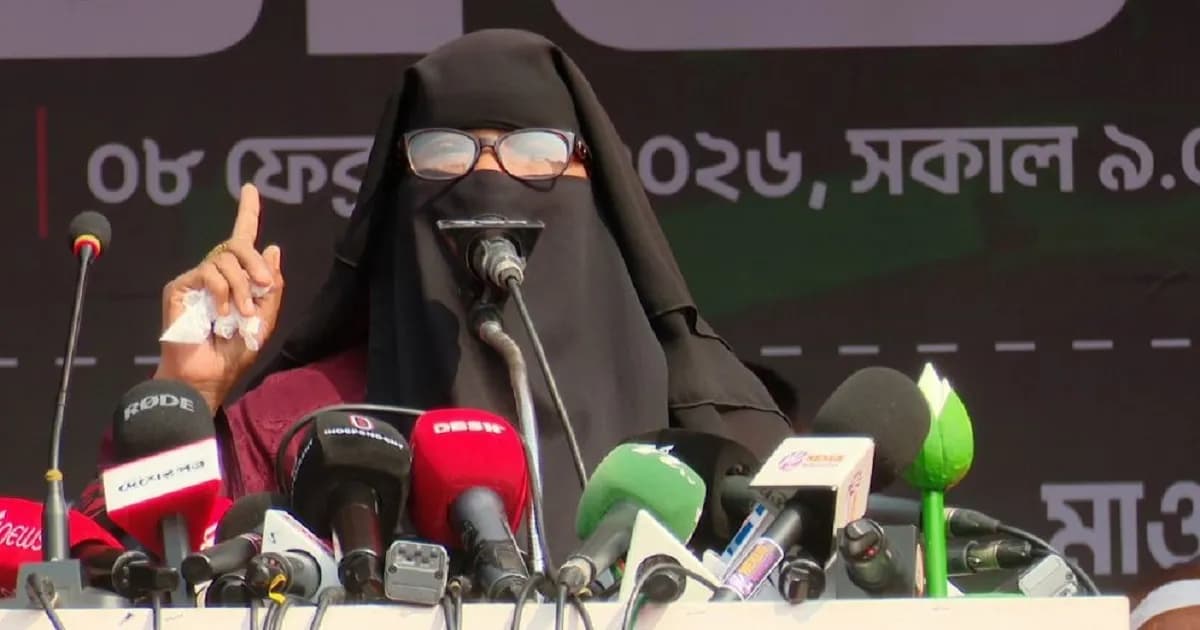 ওসমান হাদির বোন পরিচয়ে নাহিদের পক্ষে ভোট চাওয়া নারী ‘ভুয়া’