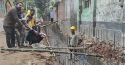 শেরপুর পৌরসভায় ১৭ কোটি টাকার প্রকল্পে নতুন ড্রেনের উদ্বোধন