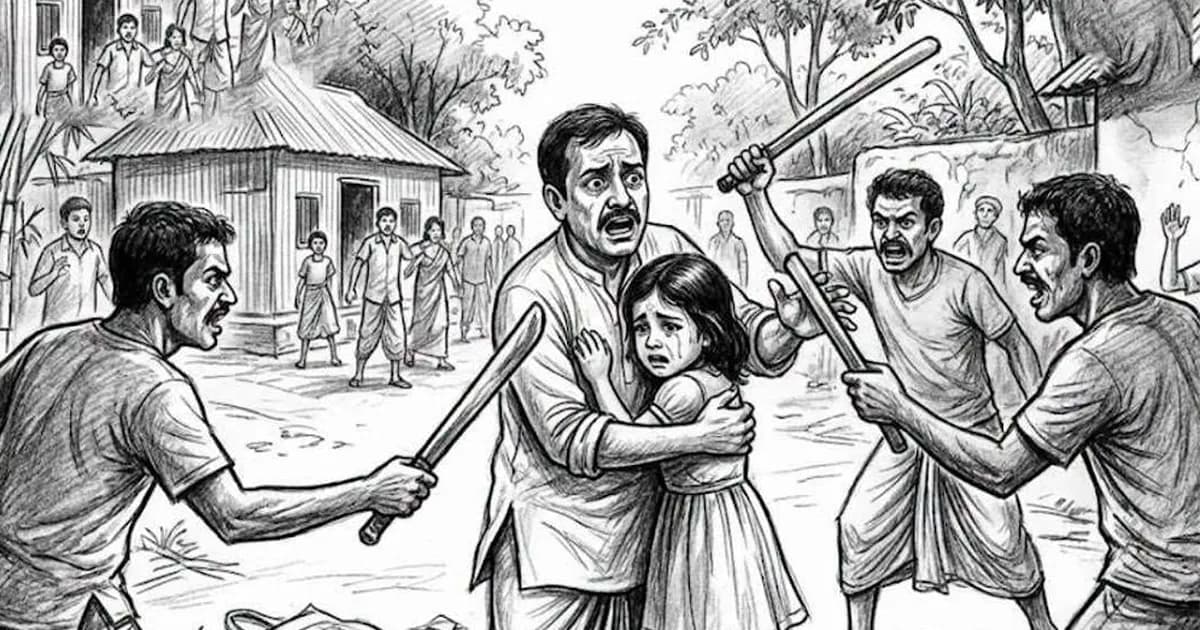 সিরাজদিখানে বাবাকে কুপিয়ে জখম, ৬ বছরের শিশুকন্যাকে হত্যা