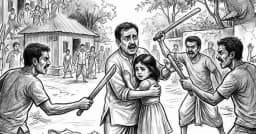 সিরাজদিখানে বাবাকে কুপিয়ে জখম, ৬ বছরের শিশুকন্যাকে হত্যা