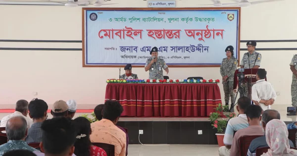 খুলনা ৩ এপিবিএনের অভিযানে সেপ্টেম্বরেই উদ্ধার ৮৯ মোবাইল