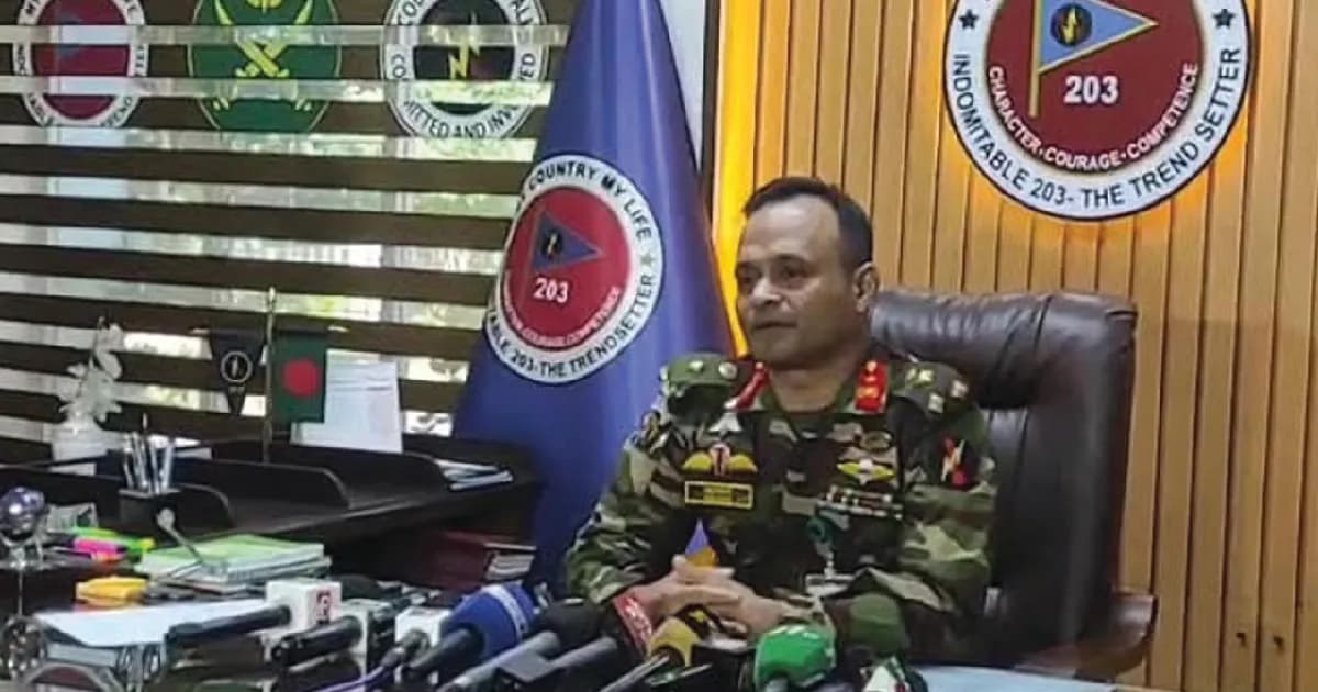 খাগড়াছড়ির পরিস্থিতি নিয়ে সেনাবাহিনীর ব্রিফিং