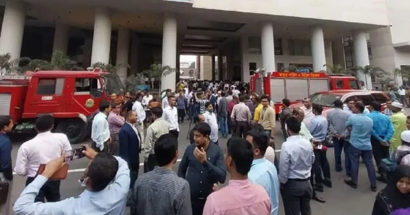 সচিবালয়ে আগুন