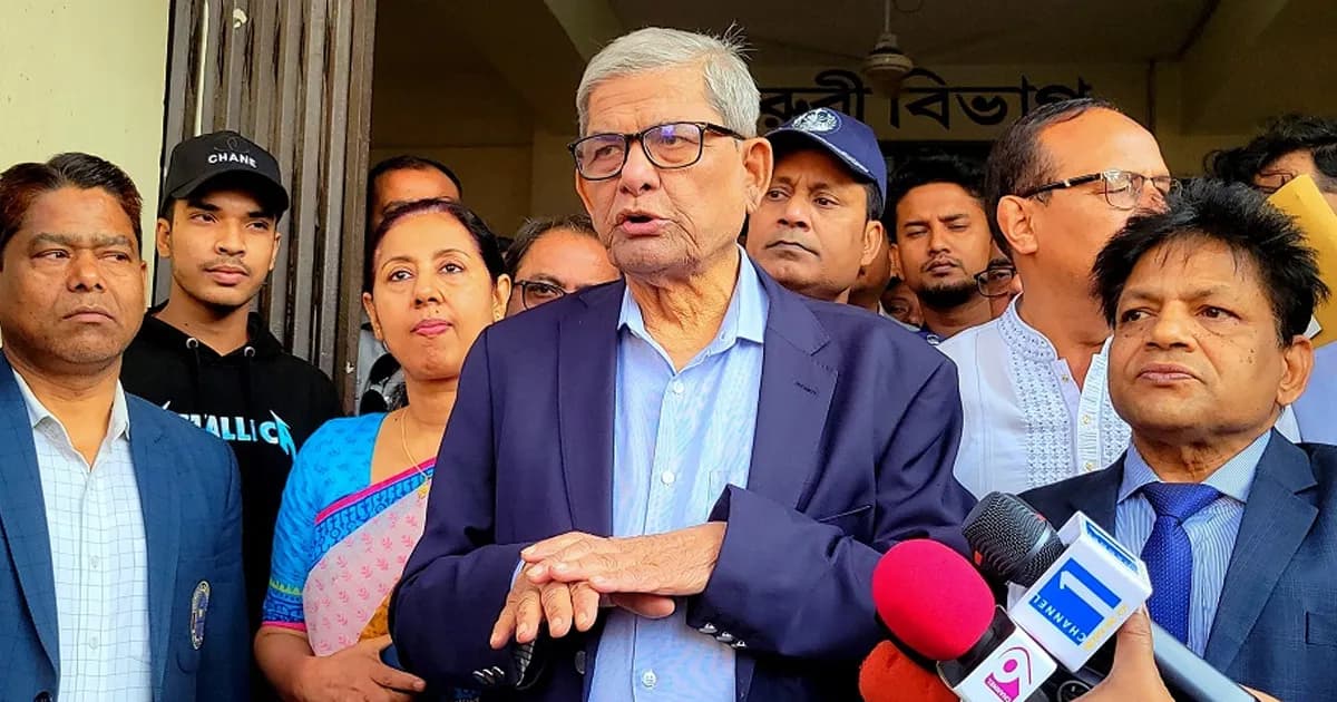 নিজেদের সীমিত সম্পদ দিয়েও স্বাস্থ্যসেবা নিশ্চিত করতে হবে: মির্জা ফখরুল