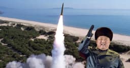 কিমের উপস্থিতিতে আবারও ক্ষেপণাস্ত্র ছুড়ল উত্তর কোরিয়া