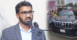 পাটওয়ারী আ. লীগ নেতার গাড়িতে ‘লং মার্চ’ করেছেন: রাশেদ খাঁন