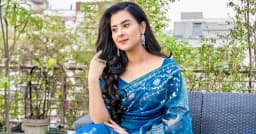 শাড়িতে স্নিগ্ধ সাজে বুবলী, বললেন ঐতিহ্যের কথা