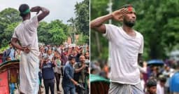 এনসিপির মনোনয়নপত্র নিচ্ছেন জুলাই বিপ্লবে ভাইরাল সুজন