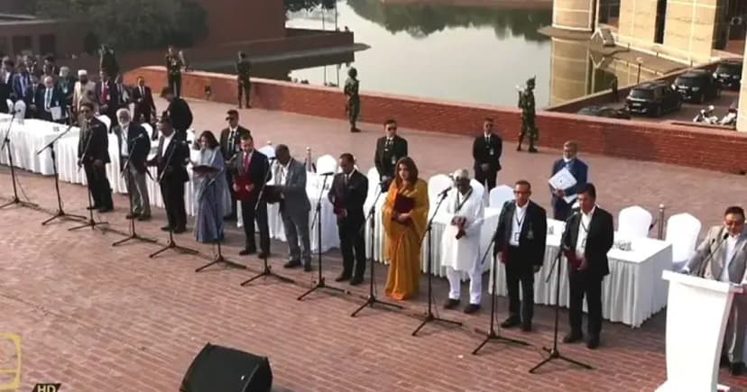 প্রতিমন্ত্রী হিসেবে শপথ নিলেন যে ২৪ জন