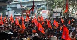 এবার কলকাতায় বাংলাদেশ হাইকমিশনের সামনে হিন্দুত্ববাদীদের বিক্ষোভ