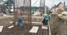 নিকলীতে কামালপুর-মহোরকোণা ব্রিজ নির্মাণে চলছে কর্মযজ্ঞ