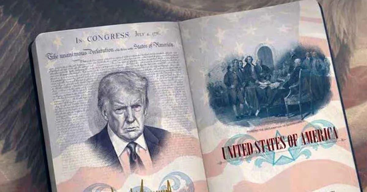 ট্রাম্পের ছবি যুক্ত বিশেষ পাসপোর্ট আনছে যুক্তরাষ্ট্র