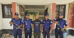 কাশিয়ানীতে ৩৩ লাখ টাকার মাদকসহ চিহ্নিত ব্যবসায়ী আটক