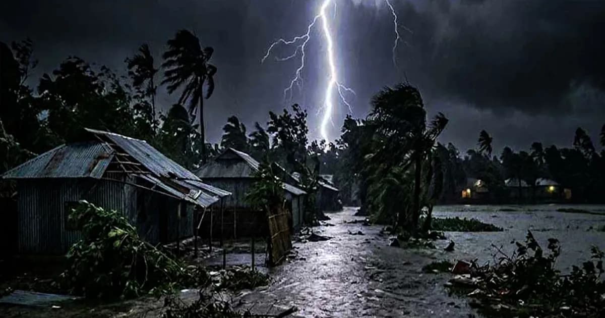 রাতের মধ্যে ঢাকাসহ ৯ অঞ্চলে ঝড়ের শঙ্কা
