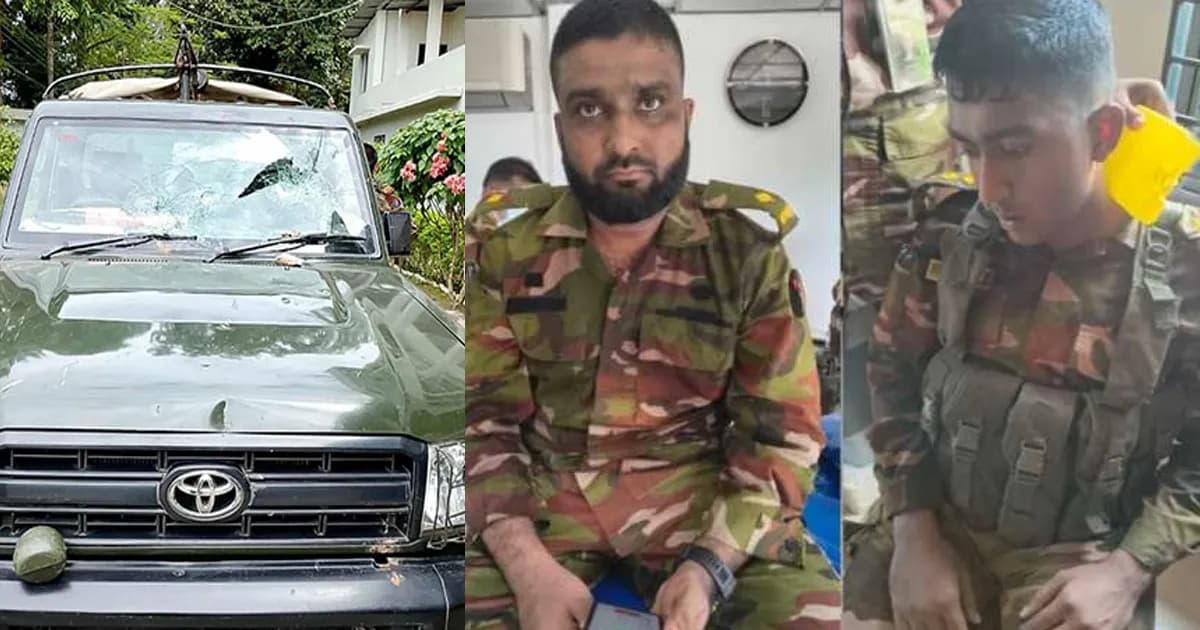 গুইমারায় সেনা সদস্যদের ওপর হামলা, সাংবাদিকসহ আহত ২০