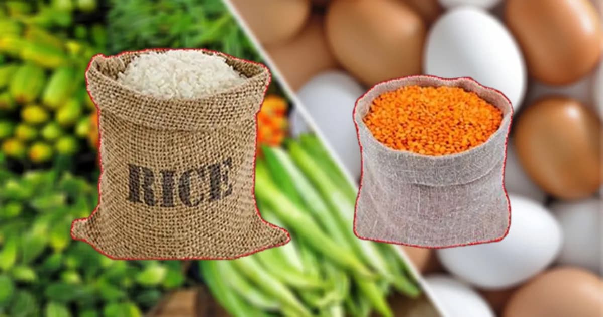 সবজি ও ডিমের দাম কমলেও নাগালে নেই চাল-ডাল