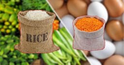 সবজি ও ডিমের দাম কমলেও নাগালে নেই চাল-ডাল