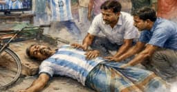 আর্জেন্টিনা জেতার উল্লাসে অতিরিক্ত জর্দা খেয়ে সমার্থকের মৃত্যু