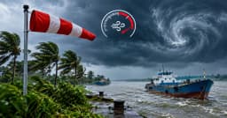 ৮ অঞ্চলে ৬০ কিমি বেগে ঝড়ের আশঙ্কা, নদীবন্দরে সতর্কতা
