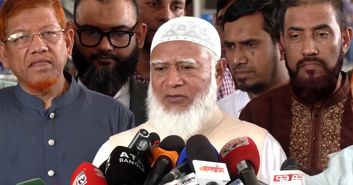 যদি দেশের ক্ষতি হয়, আমরা নীরবে বসে থাকব না: জামায়াত আমির