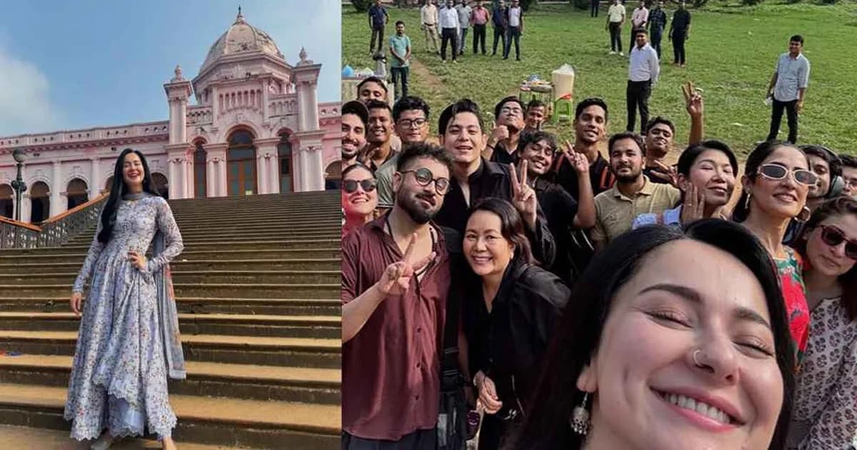 ঢাকায় যেভাবে দারুণ সময় কাটাচ্ছেন হানিয়া আমির