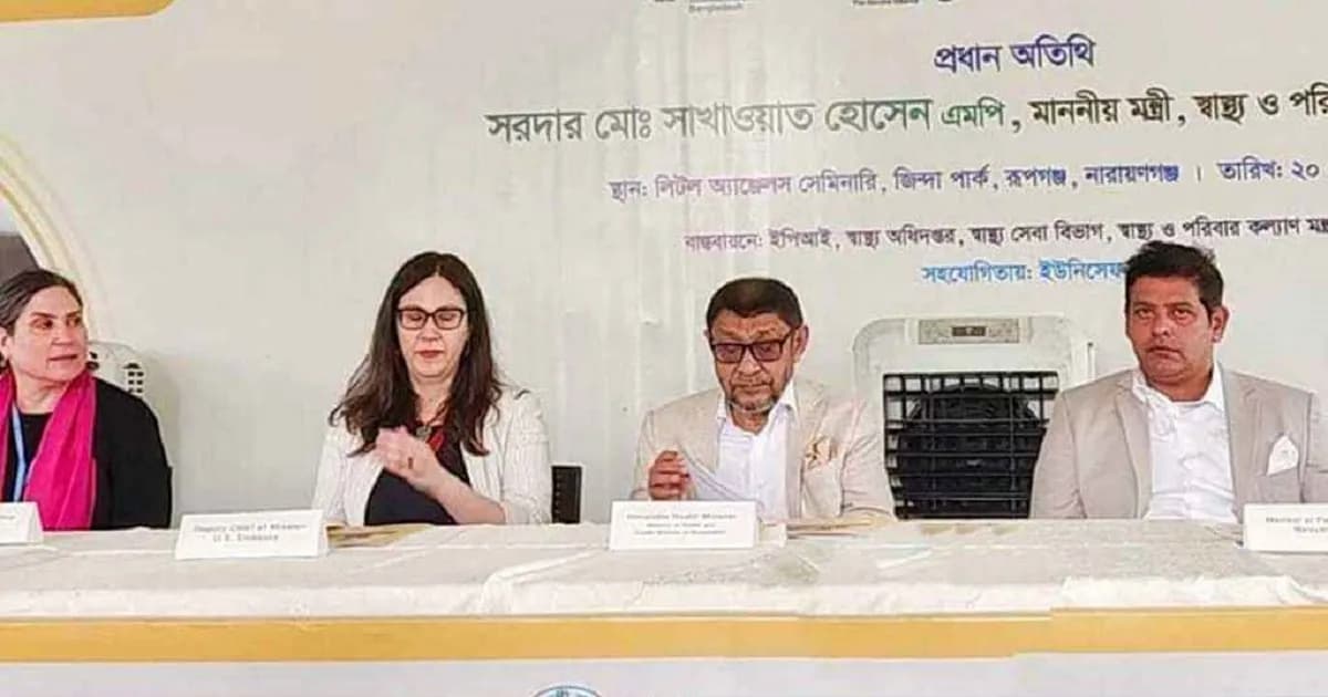 বিগত সরকার কোষাগারে কোনো টাকা রেখে যায়নি: স্বাস্থ্যমন্ত্রী