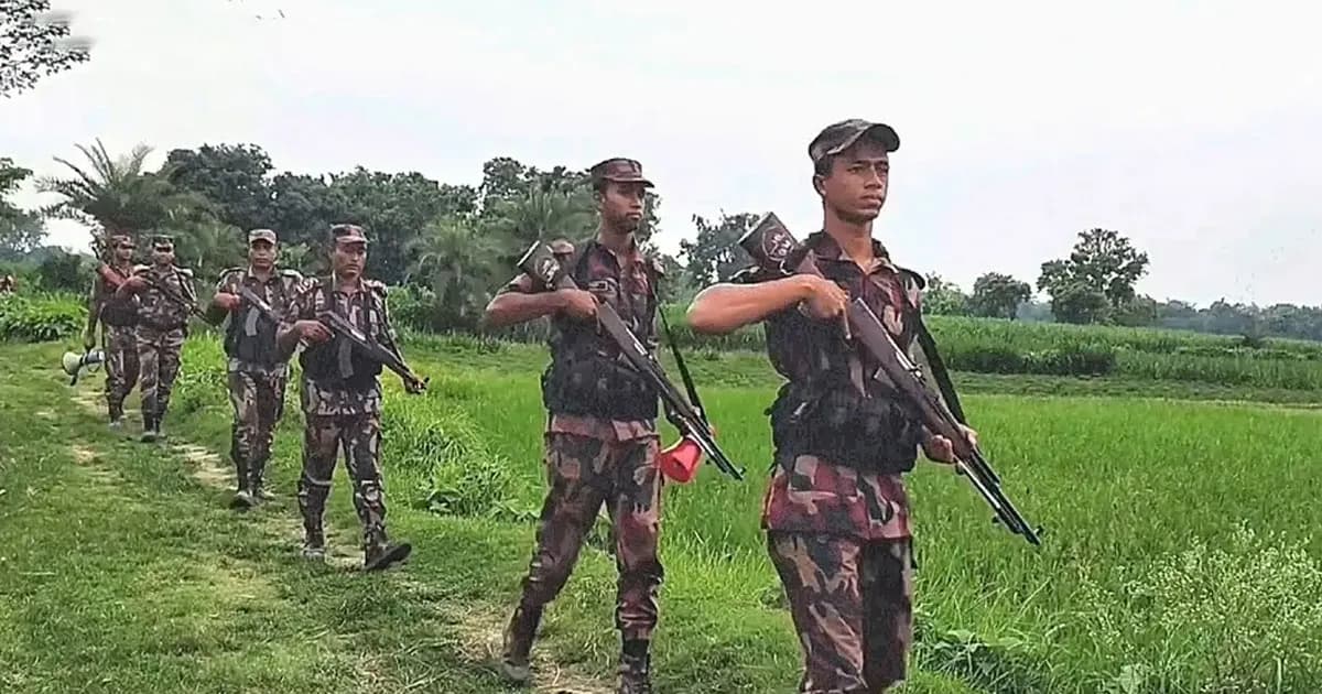 সীমান্তে ১০ জনকে পুশইনের চেষ্টা, বিজিবির বাধায় পিছু হটল বিএসএফ