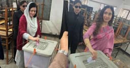 ভোট দিলেন জুবাইদা রহমান ও জাইমা রহমান