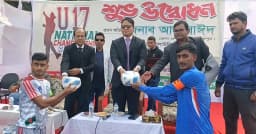 পিরোজপুরে শুরু হয়েছে অনূর্ধ্ব-১৭ জাতীয় চ্যাম্পিয়নশীপ–২০২৫