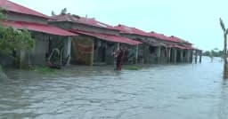 বিপৎসীমার ওপরে মেঘনার পানি, ভোলার নিম্নাঞ্চল প্লাবিত