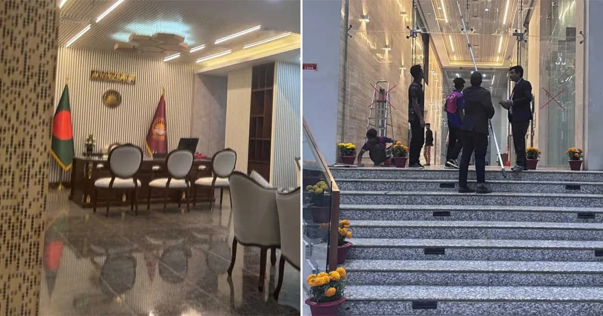 ধুয়ে-মুছে ঝকঝকে হচ্ছে প্রধানমন্ত্রীর অফিস, চারদিক সাজ সাজ রব