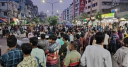 রামিসা হত্যার বিচারের দাবিতে এবার কালশীতে সড়ক অবরোধ