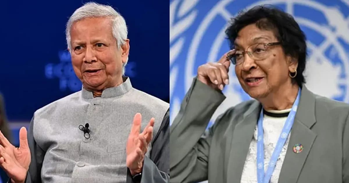 শান্তিতে নোবেলজয়ী নাভি পিল্লাইকে শুভেচ্ছা জানালেন ড. ইউনূস