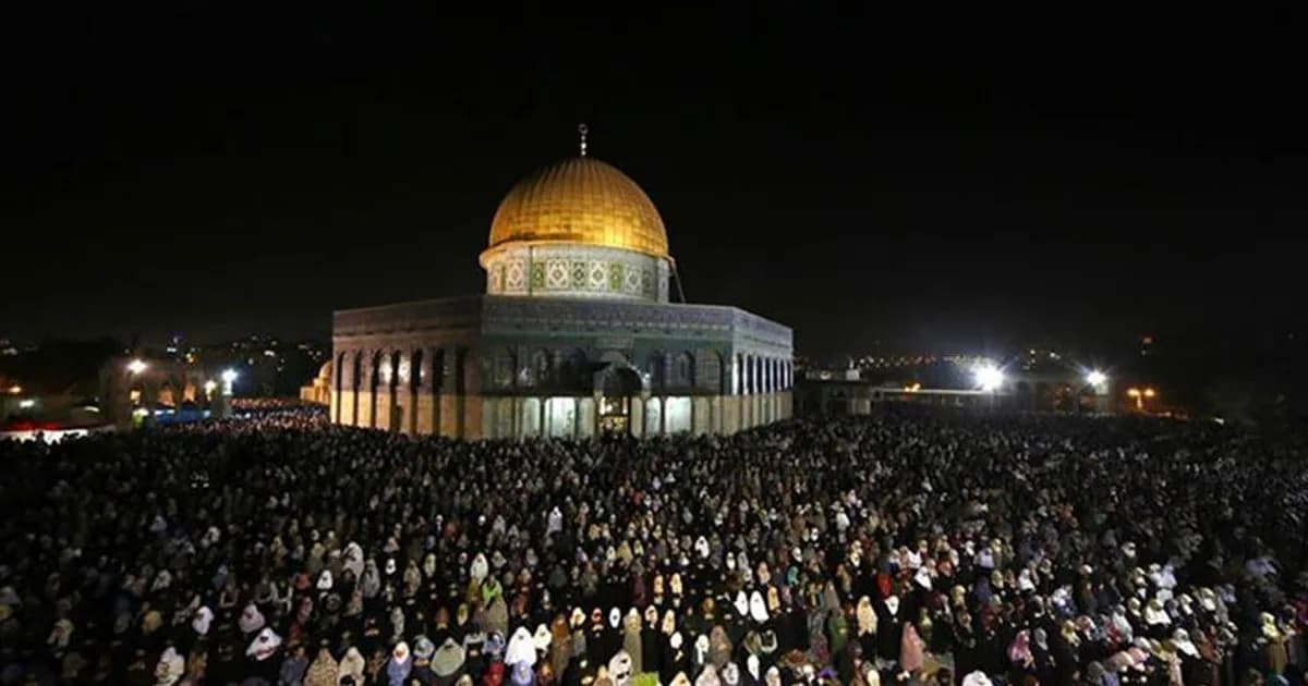 মসজিদুল আকসায় এশা ও তারাবি নামাজ বন্ধ