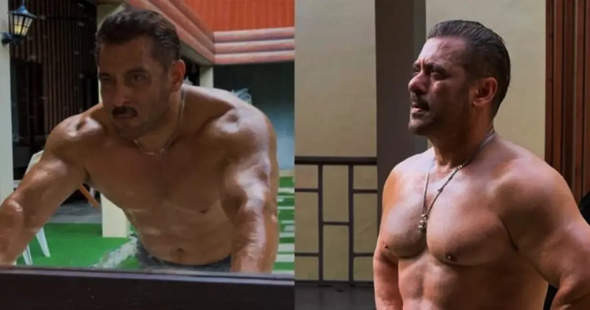 ৫৯ বছর বয়সে এমন দেহ! ভক্তদের বিস্ময় সালমানের ফিটনেসে