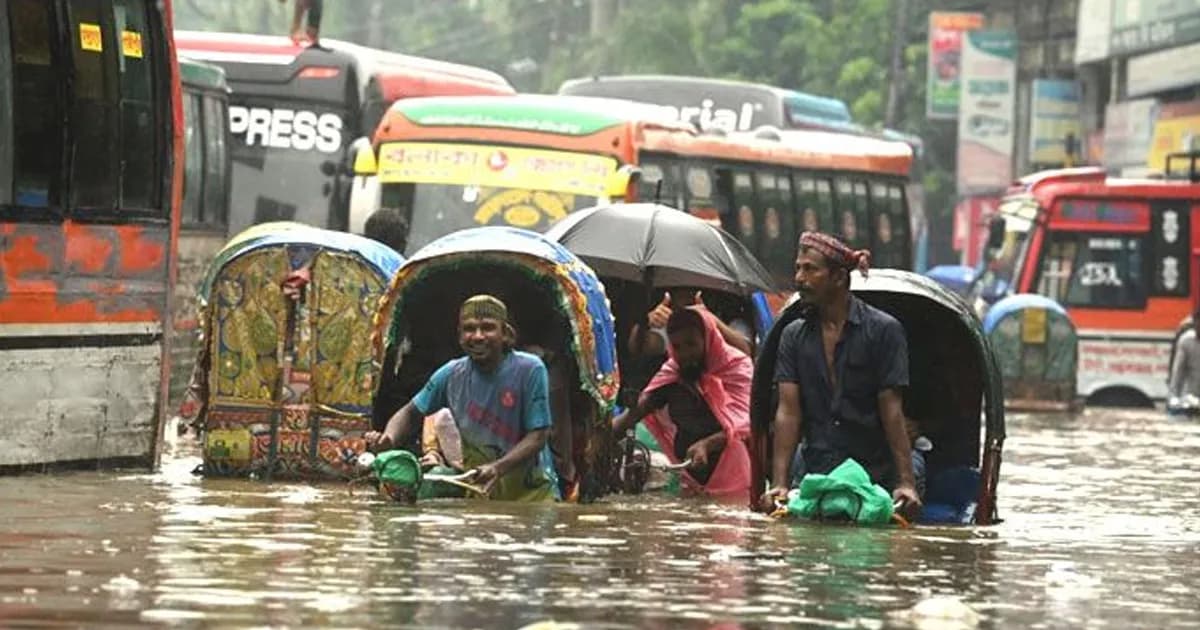 রাজধানীর জলাবদ্ধতা নিরসনে সরকারের নানামুখী উদ্যোগ