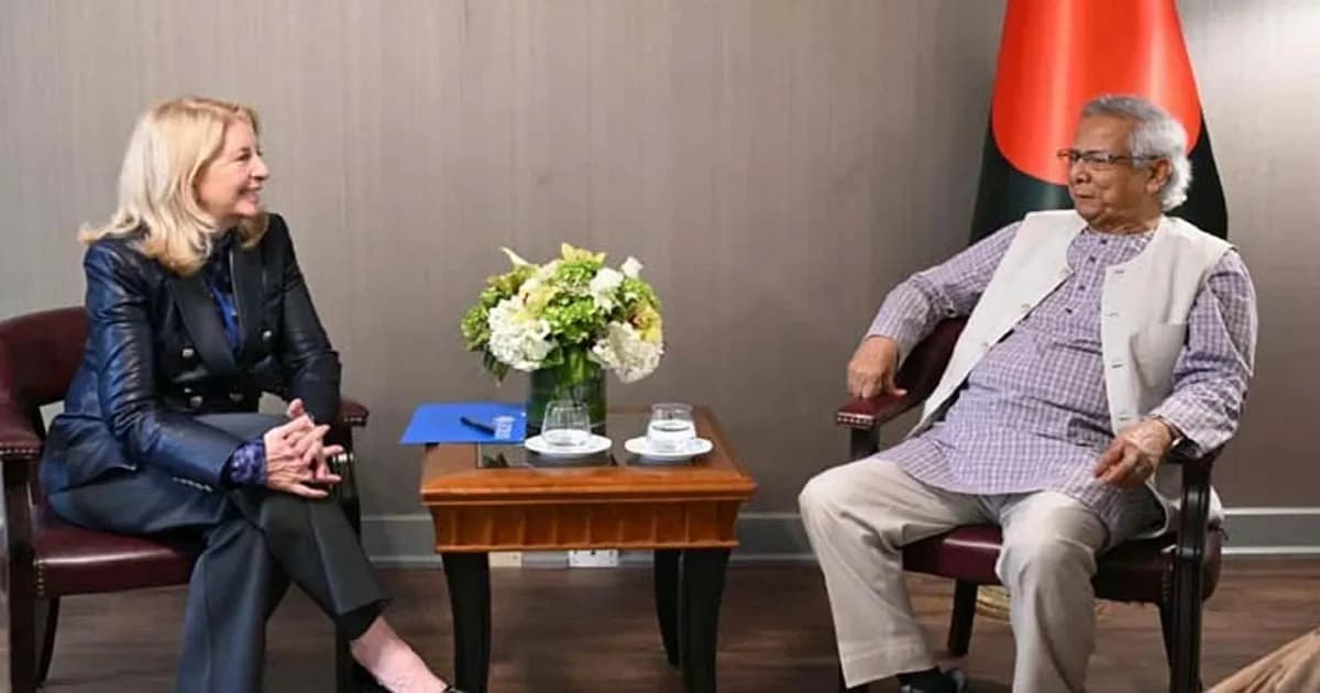 প্রধান উপদেষ্টার সঙ্গে ইউনিসেফ নির্বাহী পরিচালকের বৈঠক