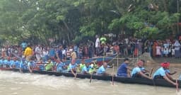 কুমার নদে নৌকাবাইচ, বৈঠার ছন্দে মুখর পূর্ব গাছবাড়িয়া