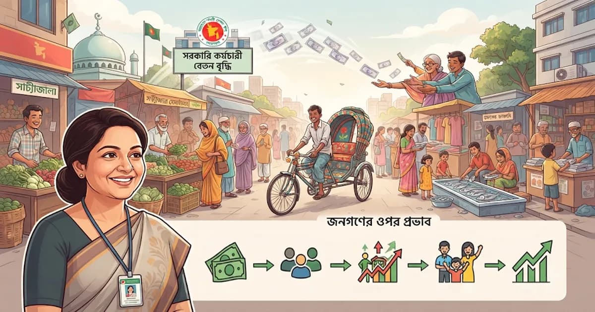 সরকারি চাকরিজীবীদের বেতন বাড়লে জনগণের ওপর কী প্রভাব পড়বে?