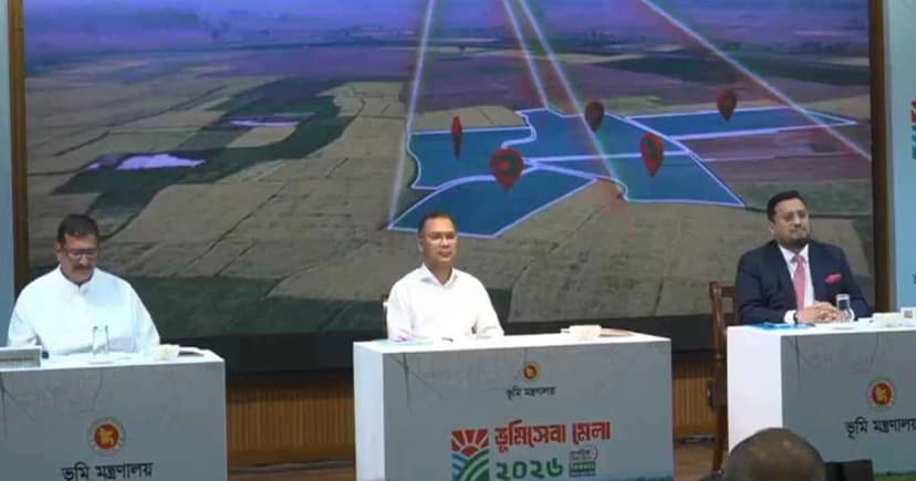 ভূমিসেবা মেলার উদ্বোধন করলেন প্রধানমন্ত্রী তারেক রহমান