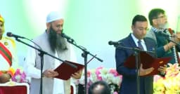 প্রতিমন্ত্রী হিসেবে শপথ নিলেন হুমায়ুন কবির ও শামীম কায়সার