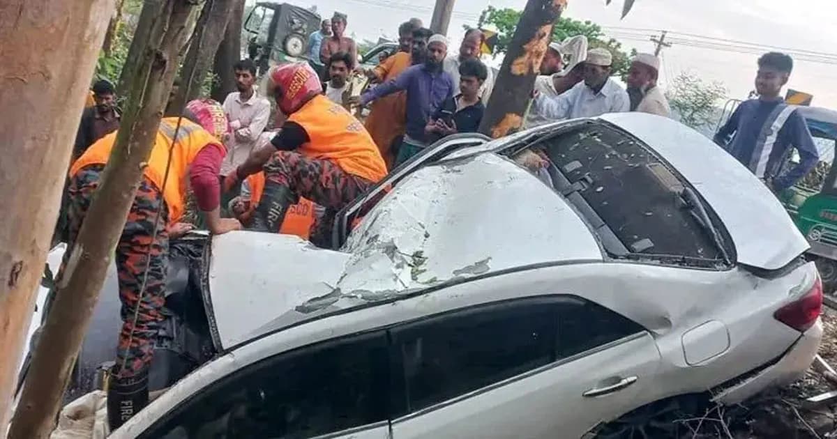 ঈদের দিনে বাড়ি ফেরার পথে দুর্ঘটনায় প্রাণ হারালেন ব্যবসায়ী