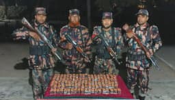 সাপাহার সীমান্তে বিজিবির অভিযানে ১০ হাজার পিস ট্যাপেন্টাডল উদ্ধার