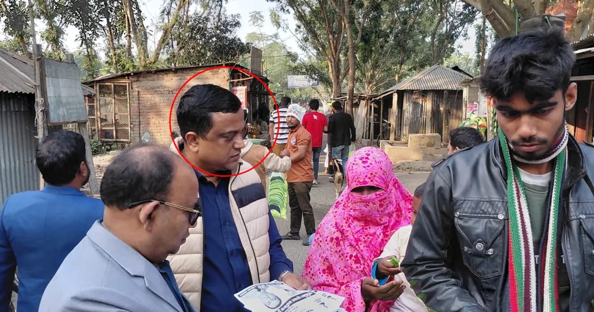 নির্বাচনী আইন তোয়াক্কা না করেই প্রচারনায় কৃষি কর্মকর্তা এমদাদুল